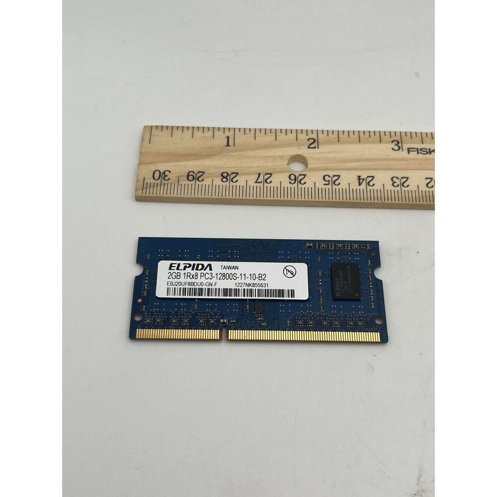 Elpida 4GB 2x2GB DDR3 1600MHz PC3-12800S SO-DIMM Laptop RAM Memory Kit - Picture 3 of 3